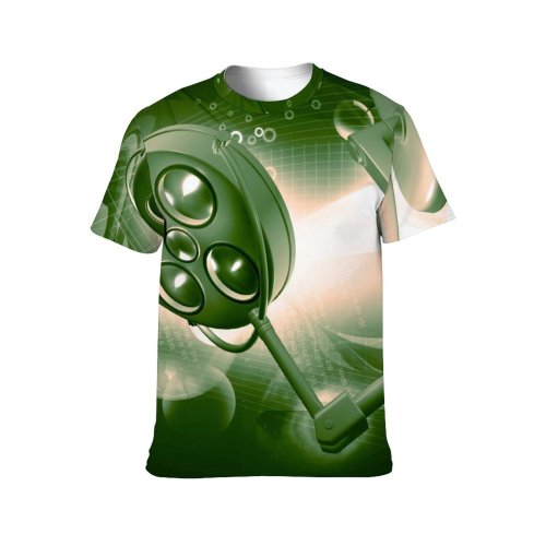 yanfind Adult Full Print Tshirts (men And Women) Surgery Light Medical Science Abstract Biology Health Model Structure Technology Colour