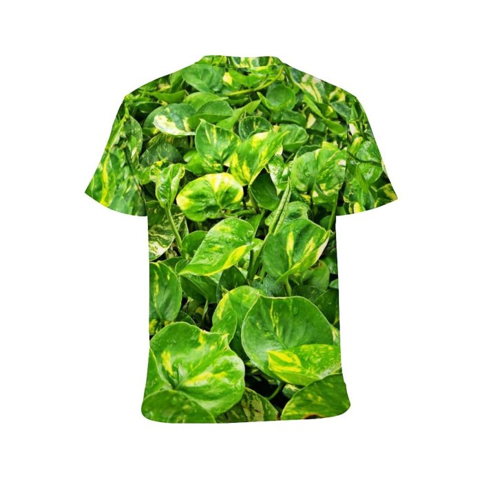 yanfind Adult Full Print T-shirts (men And Women) Abstract Agriculture Build Carpet Course Fence Field Floor Flora Floral Flower Garden