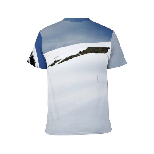 yanfind Adult Full Print Tshirts (men And Women) Mountains Snow Landscape Beautiful Pure Switzerland Clouds Sky Cliffs Rocks