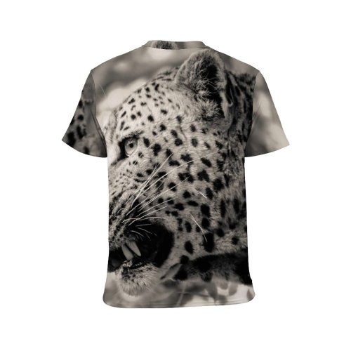yanfind Adult Full Print T-shirts (men And Women) Portrait Cat Wild Leopard Safari Wildlife Cheetah Panthera Big Kruger