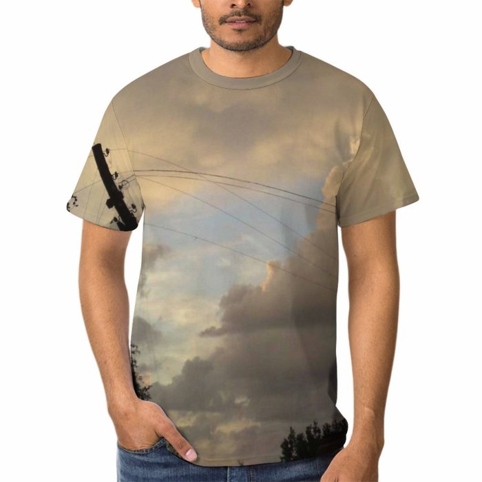 yanfind Adult Full Print Tshirts (men And Women) Adventure Area Awe Cloud Cloudscape Dark Dramatic Excitement Forest Horizon Land Landscape
