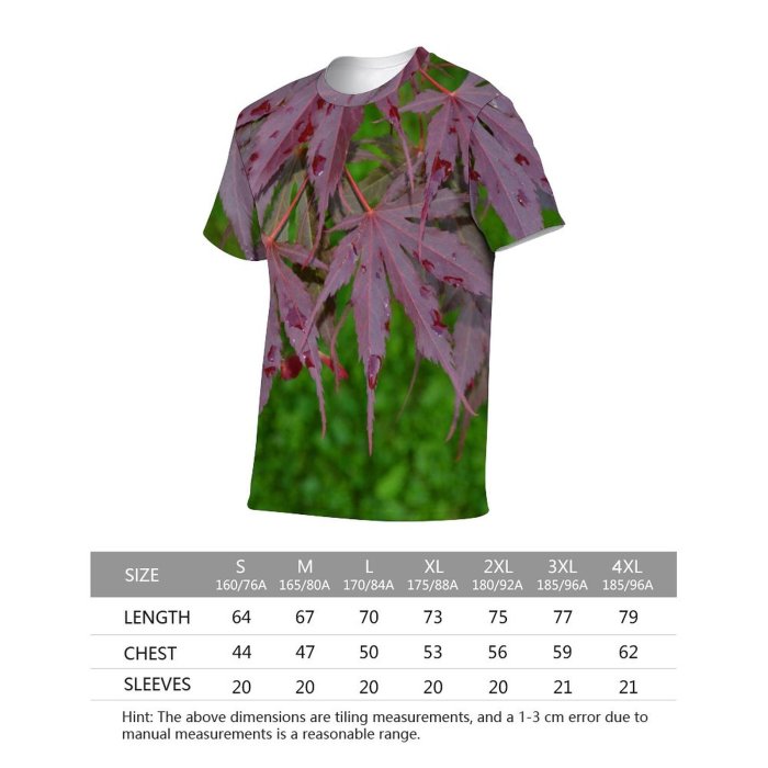 yanfind Adult Full Print Tshirts (men And Women) Autumn Beautiful Beauty Branch Bush Changing Closeup Colorful Leafs Leaves Leaf Maple
