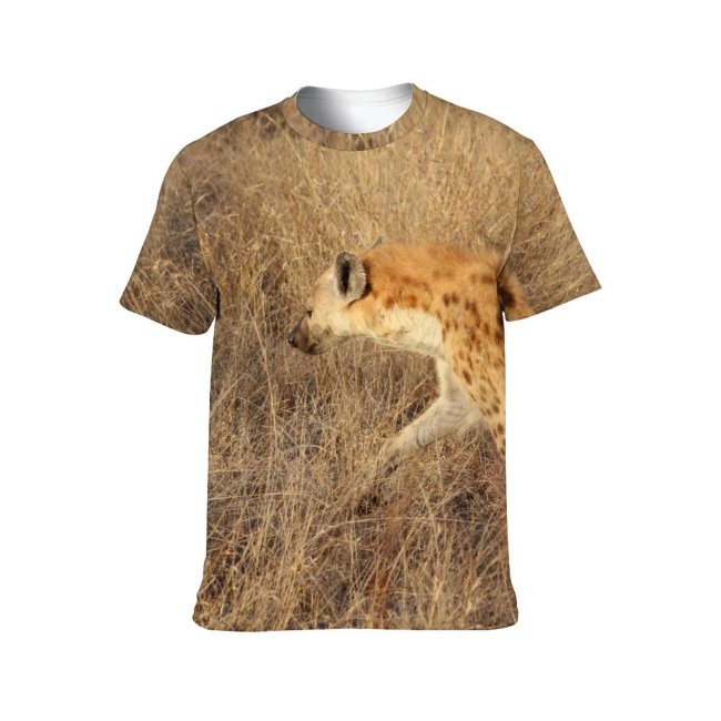 yanfind Adult Full Print T-shirts (men And Women) Wood Grass Fur Grassland Cat Outdoors Wild Safari Wildlife Ecology Cheetah