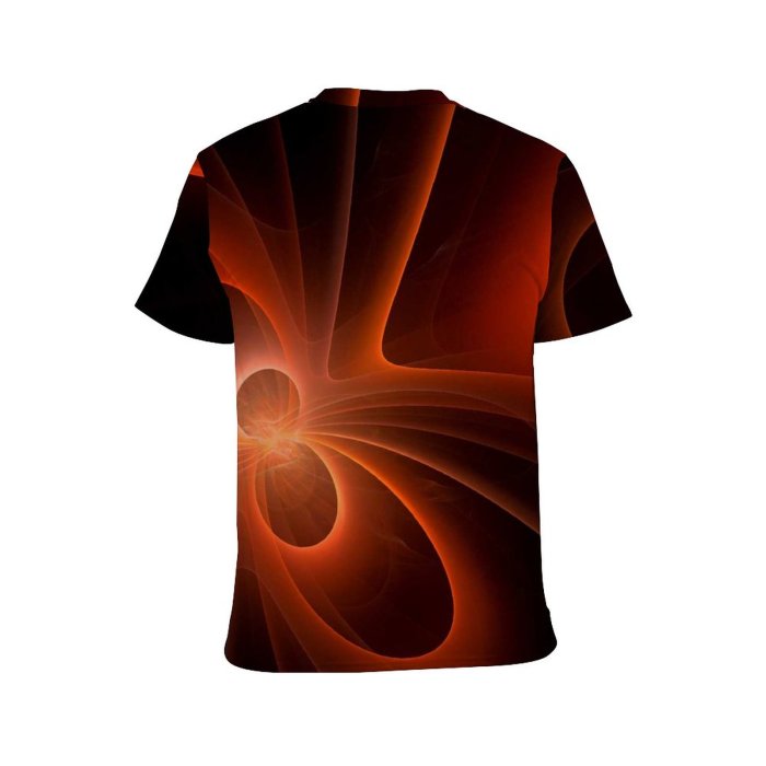 yanfind Adult Full Print Tshirts (men And Women) Fractal Light Abstract