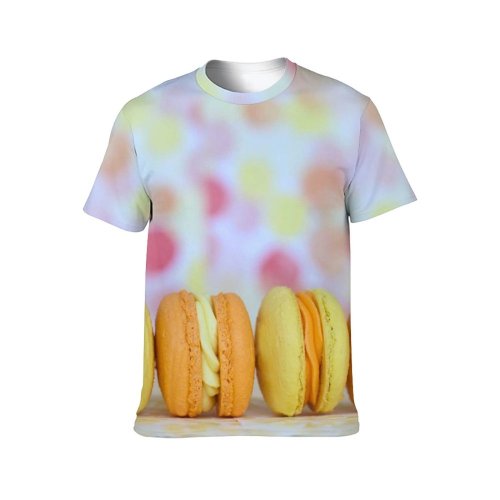 yanfind Adult Full Print T-shirts (men And Women) Sugar Breakfast Candy Sweet Unhealthy Health Baking Traditional Nutrition Refreshment Confection Indulgence