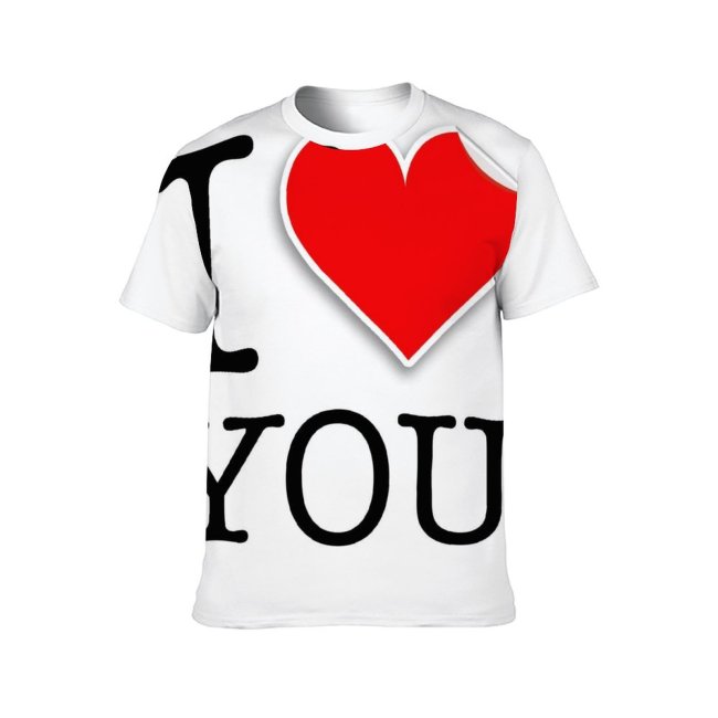 yanfind Adult Full Print Tshirts (men And Women) Love You Sentimental Concept Fiance Valentinesday Relationship Cupid Engagement Letters