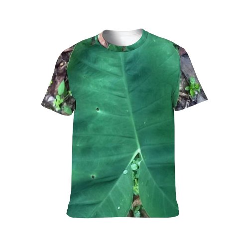 yanfind Adult Full Print T-shirts (men And Women) Leaf Leaves Plant Plants Tree Trees Chembau Chembu Stem Love Colocasia