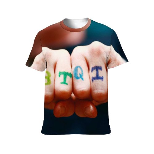 yanfind Adult Full Print T-shirts (men And Women) Love Creativity Child Game Fun Finger Leisure Recreation Touch Support Skin Poker
