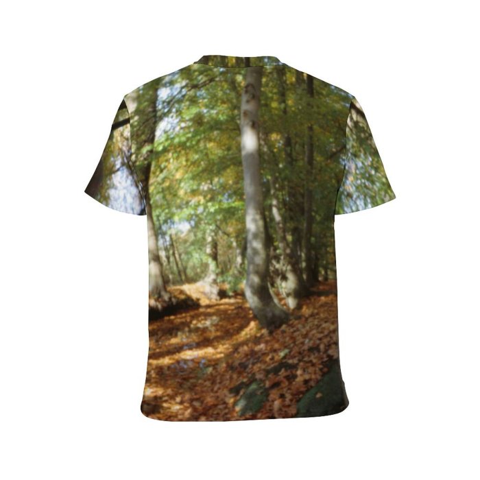 yanfind Adult Full Print Tshirts (men And Women) Landscape Trees Woods Plants Scenery