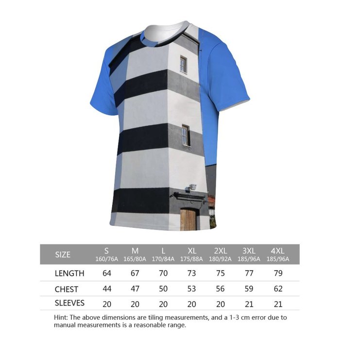 yanfind Adult Full Print Tshirts (men And Women) Lighthouse Sky Landscape