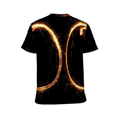 yanfind Adult Full Print T-shirts (men And Women) Bengal Christmas Date Decoration Fire Firework Flame Glass Gold Indian