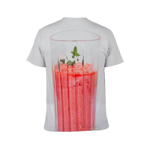 yanfind Adult Full Print T-shirts (men And Women) Snow Cup Winter Glass Leaf Breakfast Health Fruit Yogurt Delicious Still