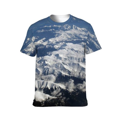 yanfind Adult Full Print Tshirts (men And Women) Alpine Alps Beautiful Beauty Clear Cloud Clouds Cloudscape Cloudy Forest High