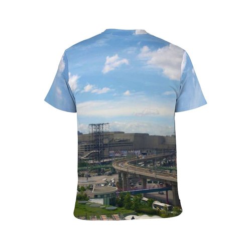 yanfind Adult Full Print Tshirts (men And Women) Mall Architecture Public Landscape Buildings City Sky