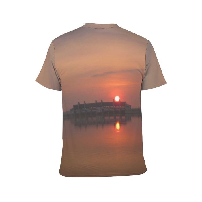 yanfind Adult Full Print Tshirts (men And Women) Landscape Sunrise Hour Cloud Dawn Early Morning Sky Outdoor Park Public