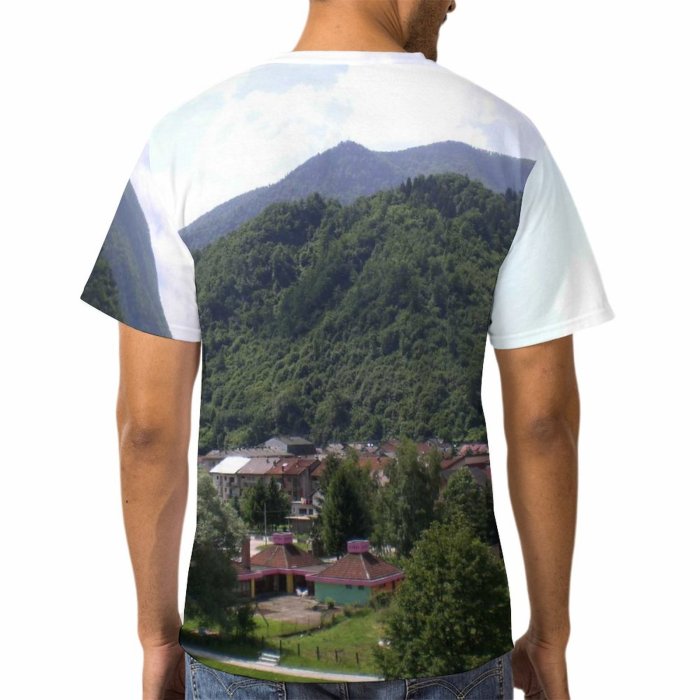 yanfind Adult Full Print Tshirts (men And Women) Livno Bosna Bosnia Mountains Houses Landscape