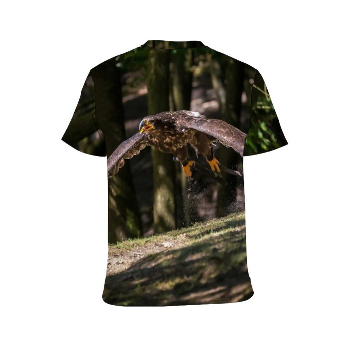 yanfind Adult Full Print T-shirts (men And Women) Wood Flight Bird Tree Beak Eagle Outdoors Wild Fly Wildlife Wing Hawk