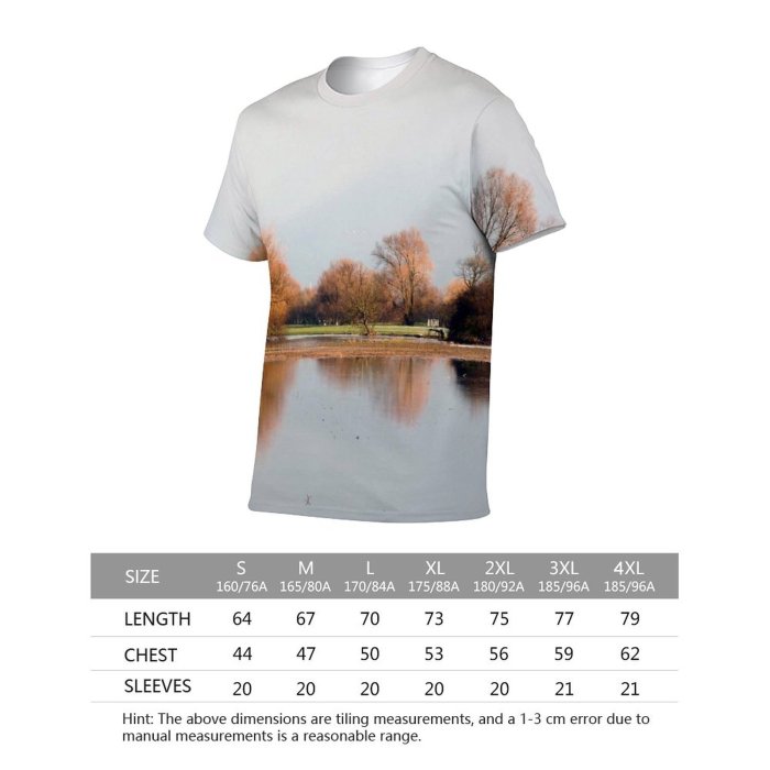 yanfind Adult Full Print Tshirts (men And Women) Landscapes Landscape Trees England Reflections Winter