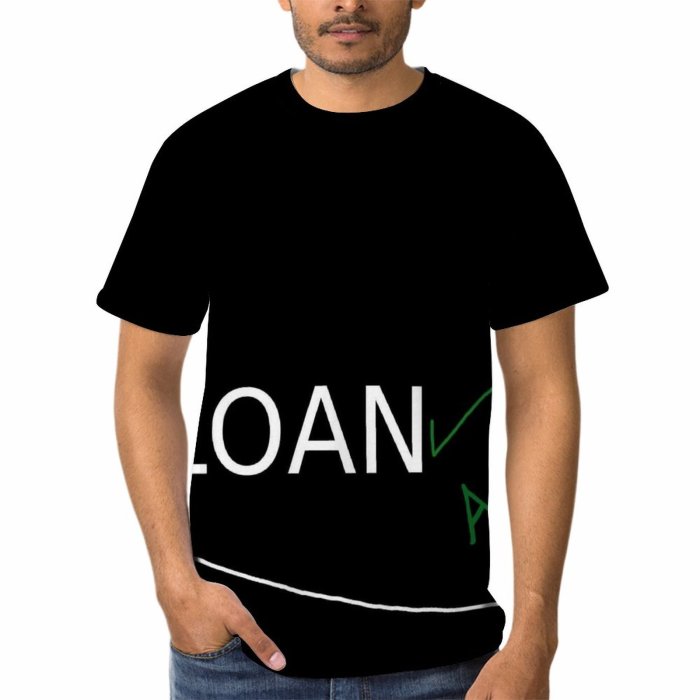 yanfind Adult Full Print Tshirts (men And Women) Loan Abstract Agreement Approval Application Approved Concept