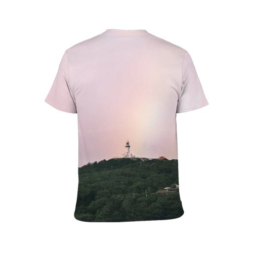 yanfind Adult Full Print T-shirts (men And Women) Light Sea Landscape Beach Storm Boat Lake Tree Travel Seascape