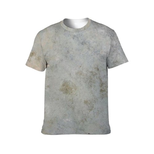 yanfind Adult Full Print T-shirts (men And Women) Abstract Aged Backdrop Beaten Building Cement City Concrete Cracks Cracked Damaged Decay