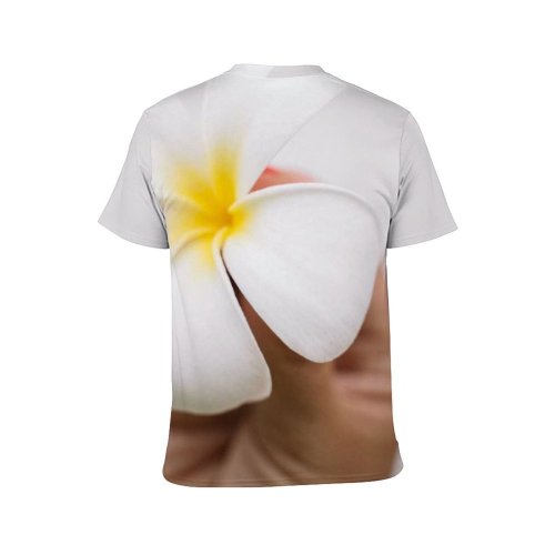 yanfind Adult Full Print T-shirts (men And Women) Love Relaxation Summer Flower Romance Elegant Zen Conceptual Delicate Simplicity Purity