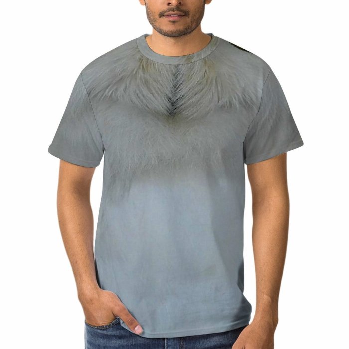 yanfind Adult Full Print T-shirts (men And Women) Snow Bird Winter Beak Eagle Portrait Outdoors Fly Wildlife