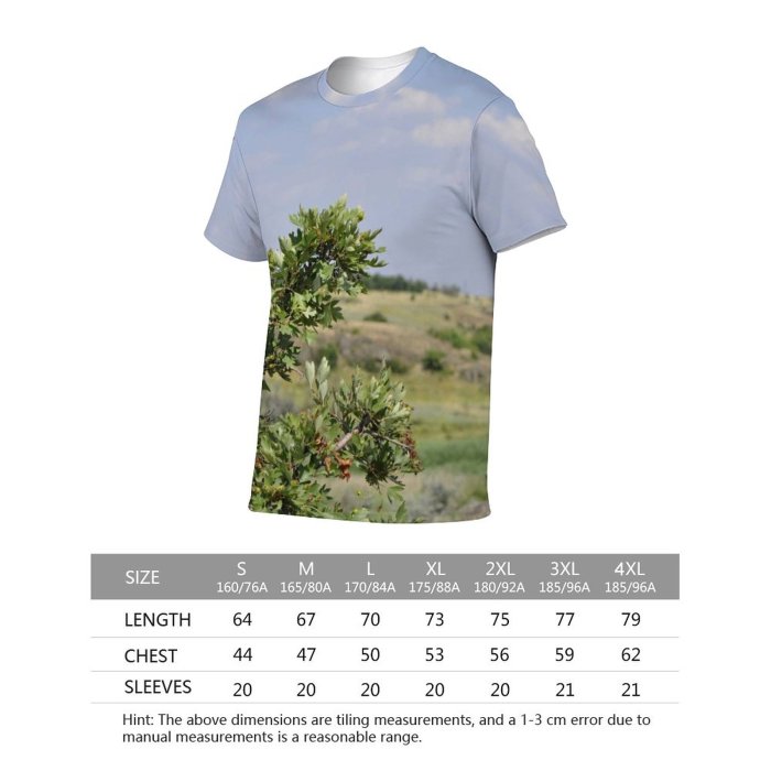 yanfind Adult Full Print Tshirts (men And Women) Landscape Tree Branch Focus