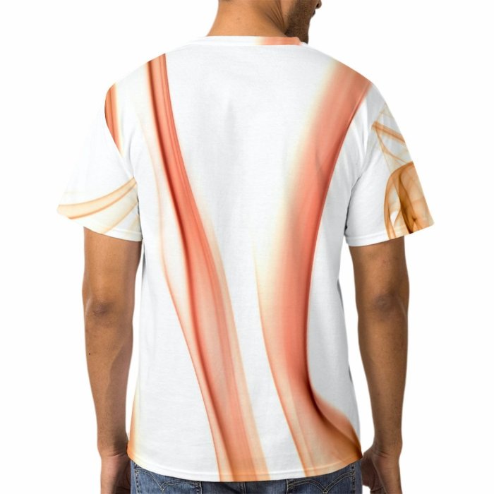 yanfind Adult Full Print Tshirts (men And Women) Fire Flame Abstract Lines Soft Magic Trail Light Flow Concept