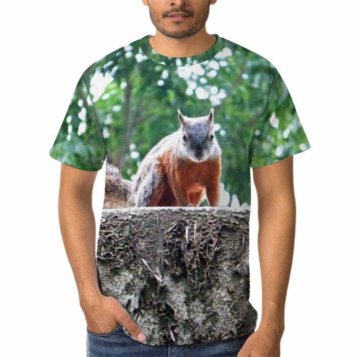 yanfind Adult Full Print Tshirts (men And Women) Angry Autumn Cute Eating Fall Fauna Focus Forest Fox Fur Furry Lake