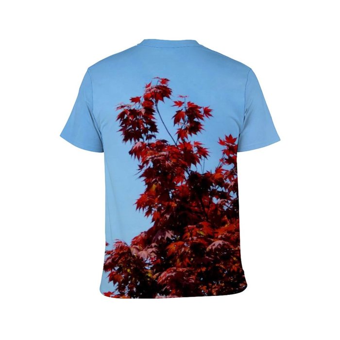yanfind Adult Full Print Tshirts (men And Women) Autumn Fall Leaves Trees Plant Season Sky