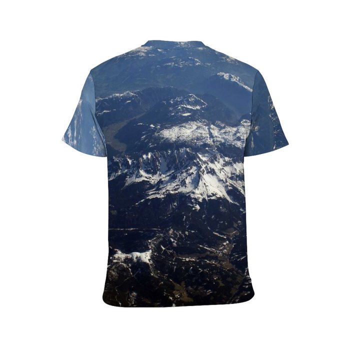 yanfind Adult Full Print Tshirts (men And Women) Alpine Alps Beautiful Beauty Clear Cloud Clouds Cloudscape Cloudy High Horizon