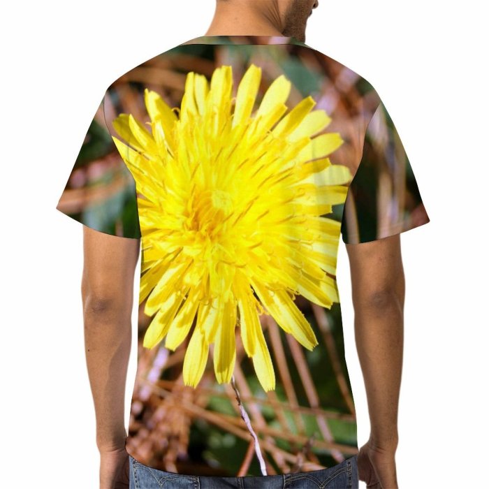 yanfind Adult Full Print Tshirts (men And Women) Agriculture Beautiful Beauty Blooming Closeup Dandelion Environmental Farm Field Flora Floral