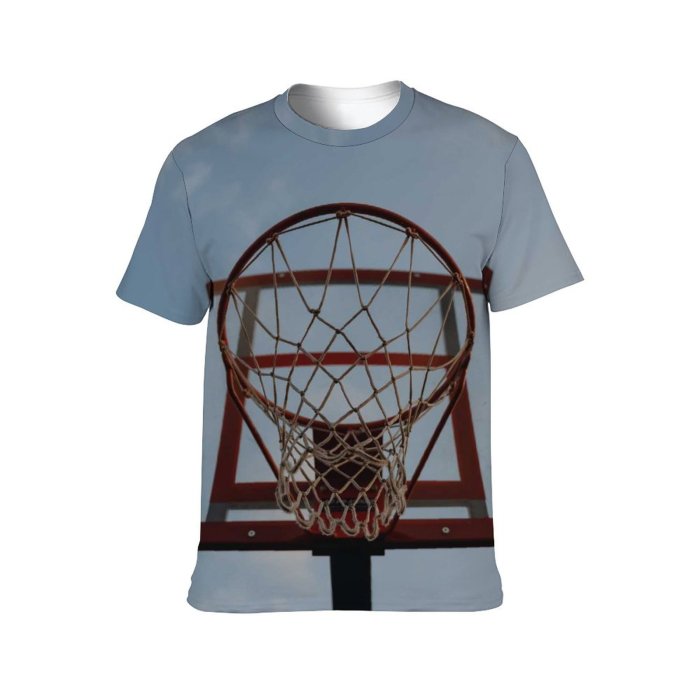 yanfind Adult Full Print T-shirts (men And Women) Wood High Sky Fun Outdoors Web Basket Action Leisure Recreation College Entertainment