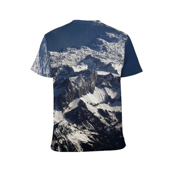 yanfind Adult Full Print Tshirts (men And Women) Alpine Alps Beautiful Beauty Clear High Horizon Landscape Light Outdoor