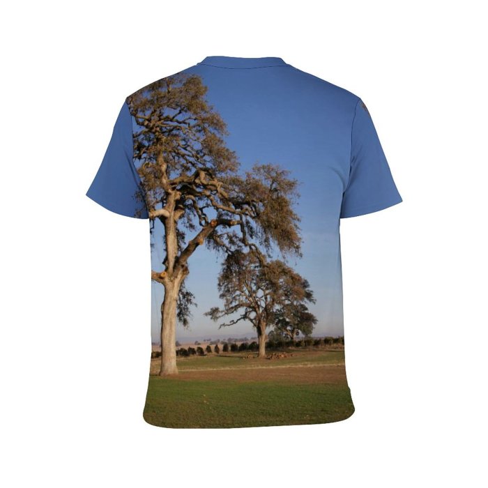 yanfind Adult Full Print Tshirts (men And Women) Landscape Trees California USA