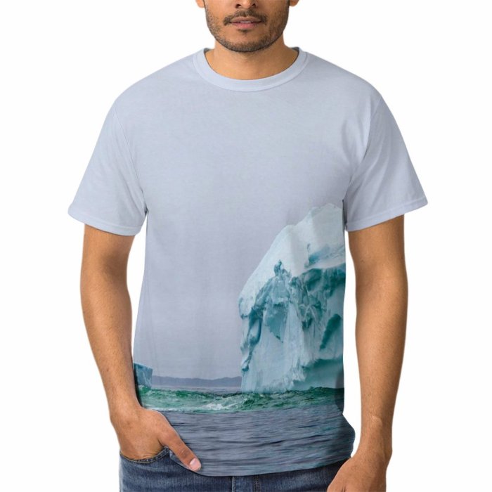 yanfind Adult Full Print Tshirts (men And Women) Antarctica Arctic Beauty Frozen Landscape Space Wilderness Winter Antarctic Area