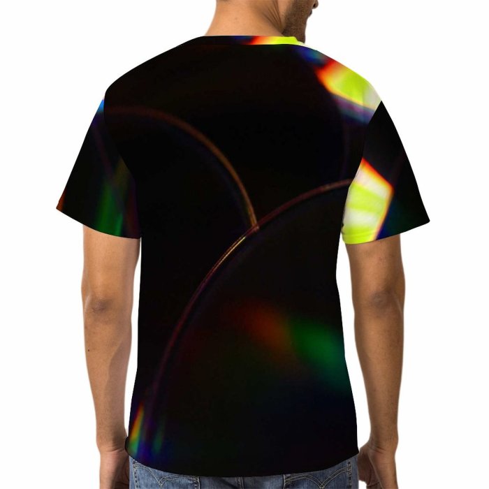yanfind Adult Full Print Tshirts (men And Women) Audio Backup Blank Burn Rom Closeup Colorful Compact Data Digital Disc