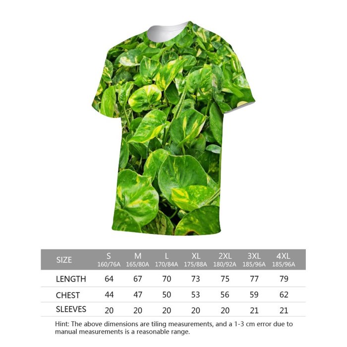 yanfind Adult Full Print T-shirts (men And Women) Abstract Agriculture Build Carpet Course Fence Field Floor Flora Floral Flower Garden