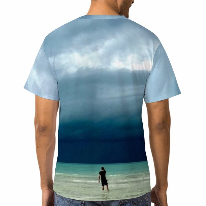 yanfind Adult Full Print T-shirts (men And Women) Sea Beach Sand Relaxation Ocean Summer Travel Seascape Seashore Island Outdoors