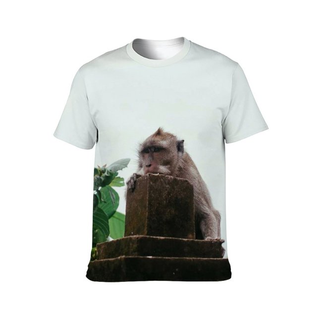 yanfind Adult Full Print T-shirts (men And Women) Wood Grass Leaf Architecture Tree Travel Monkey Outdoors Wild Religion Tropical Wildlife