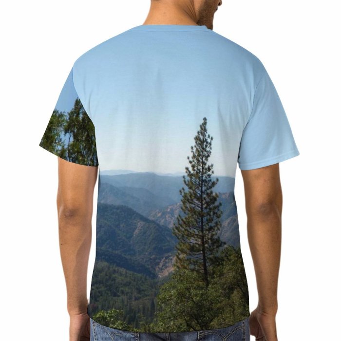 yanfind Adult Full Print Tshirts (men And Women) Landscape Yosemite National California USA