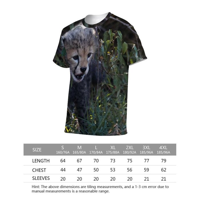 yanfind Adult Full Print T-shirts (men And Women) Wood Bird Cute Grass Leaf Tree Portrait Cat Outdoors Wild Baby