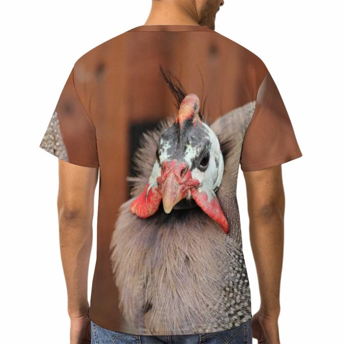 yanfind Adult Full Print T-shirts (men And Women) Wood Cute Farm Hen Outdoors Wild Rural Wildlife Feather Poultry Crest