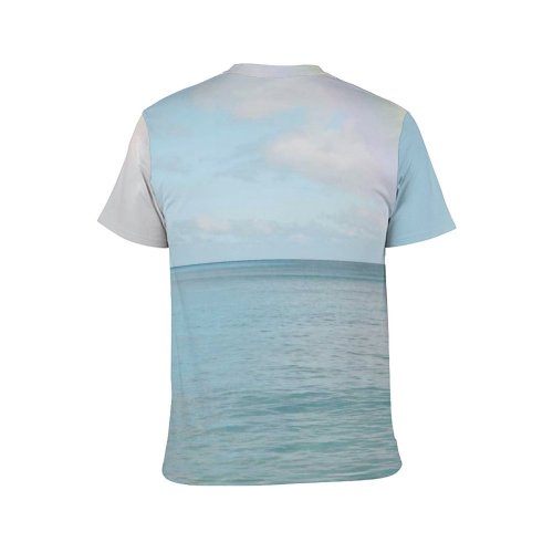 yanfind Adult Full Print T-shirts (men And Women) Sea Beach Vacation Sand Relaxation Ocean Summer Travel Tropical Leisure