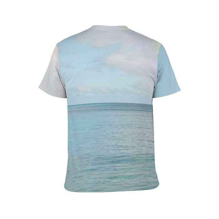 yanfind Adult Full Print T-shirts (men And Women) Sea Beach Vacation Sand Relaxation Ocean Summer Travel Tropical Leisure