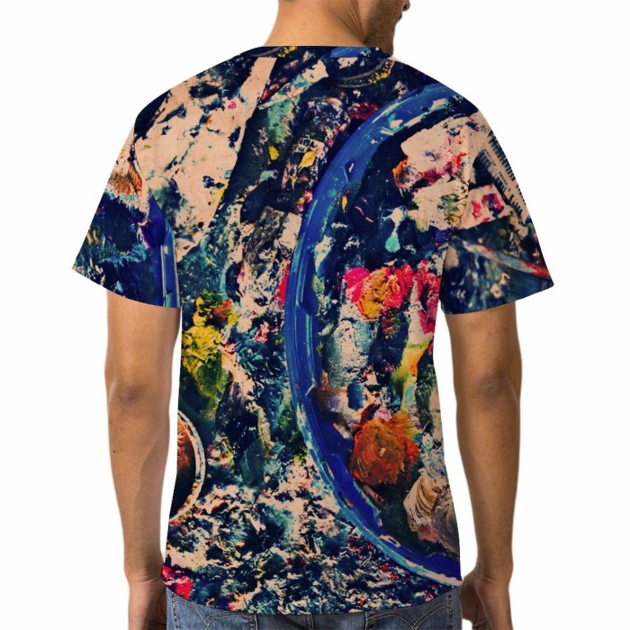 yanfind Adult Full Print Tshirts (men And Women) Art Stroke Paintstroke Paintertable