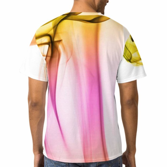 yanfind Adult Full Print Tshirts (men And Women) Abstract Aroma Art Curve Dynamic Flow form Incense Magic Motion Smell