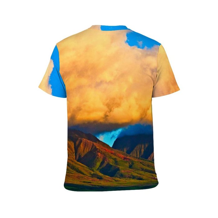 yanfind Adult Full Print Tshirts (men And Women) Landscape Sky Clouds
