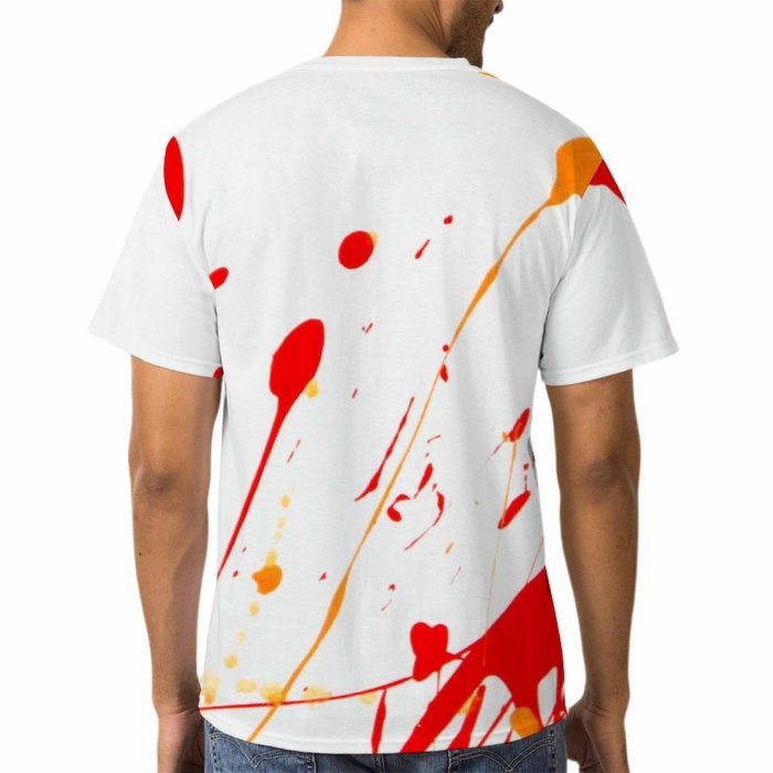 yanfind Adult Full Print Tshirts (men And Women) Splat Impressionist Abstract Art Paintings Palette Oil Colours Colorful Colourful Fine
